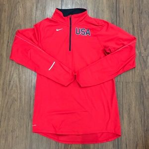 NIKE Dri-Fit Team USA Pullover Small  - RARE